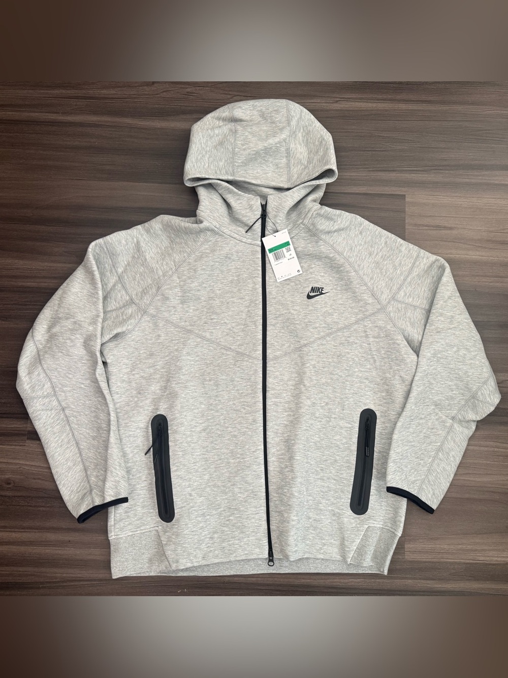 Nike Sportswear Tech Fleece Full-Zip Hoodie Grey FB7921-063 Men’s XL